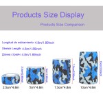 Camouflage Elastic Bandage Disguise Bicycle Self Adhesive Wrap Tape Hunting Bick  Sports Protector Knee Finger Arm Support