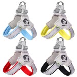 Waterproof Reflective Breathable Dog Harness Escape Proof No Pull Adjustable Pet Vest Soft Mesh Chest Strap Small Medium Large Dogs