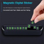 Car Phone Number Card Temporary Parking Card Plate Telephone Number Car Park Stop Automobile Accessories Car-styling