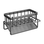Anti-slip Kitchen Stainless Steel Sink Drain Rack Sponge Storage Faucet Holder Soap Drainer Towel Shelf Organizer Accessories