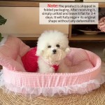 Premium Lovely Princess Style Pet Bed Four Seasons Universal Non-stick Cushion Sofa Mat Small Medium Cats Dogs Daily Suppli