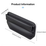 Universal Car Seat Gap Organizer PU Leather Auto Console Side Pocket Seat Crevice Storage Box Car Interior Accessory