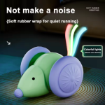 Bite-resistant Interactive Cat Toy Electric Mouse Car Automatic Teaser Kitten Pet Toys Rechargeable Intelligent Obstacle Avoidance