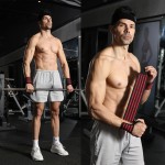 Pair Weightlifting Wristband, Wrist Wraps, Gym Fitness Straps Support , Sports Equipment