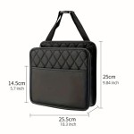 PU Leather Car Seat Organizer Storage Bag for All Vehicle Models Keep Your Ride Neat & Protected with Essential Auto Accessories
