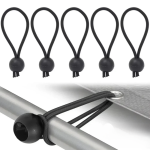 Versatile 50 20 5pcs Outdoor Elastic Ball Rope Bungee Cords Portable Tent Fixing Tarpaulin Awning Canopy Heavy Duty Tarp Tie Down