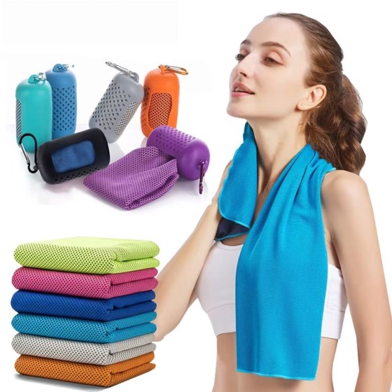 Weather Resistant Outdoor Microfiber Quick Drying Sports Cooling Ice Towel Cold Fitness Cool Camping