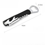 Portable Integrated Lid Opener Beer & Wine Bottle Opener Kitchen Tool For Restaurant Party Birthday Gift Supplies