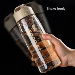 Breathable 550ml Water Bottle Motivational Sport Leakproof Bottles Drinking Outdoor Travel Gym Fitness Jugs