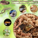 Washable Sphagnum compressed packaging absorbs water expands used orchids carnivorous plants dry moss plant mixtures reptile habitats